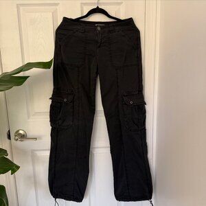 Garage Black Cargo Pants – Size 01 (Fits XS)